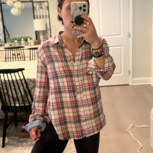 NWOT Plaid button up flannel
